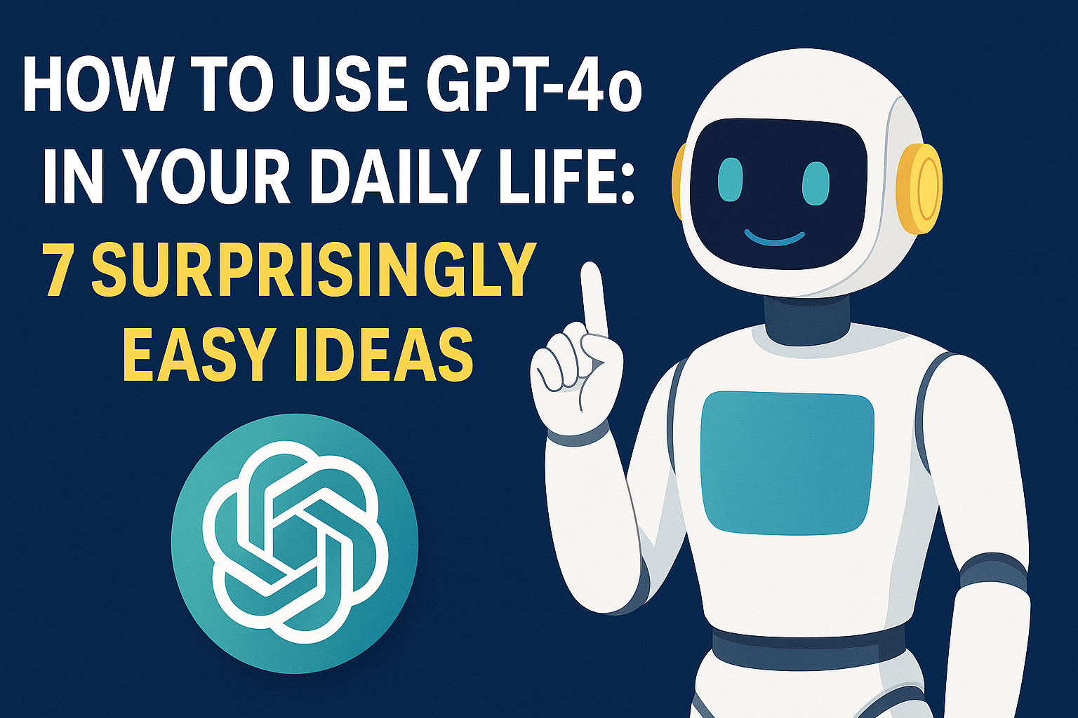How to Use GPT-4o in Your Daily Life: 7 Surprisingly Easy Ideas